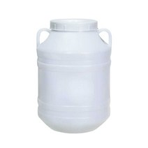 플라스틱 발효통 대용량 담금주 저장용기 밀폐 드럼통, 원형 60L (특대형)