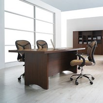 HCP 로드 우드라인 회의용 테이블 사무실 중역 대형, W1600 X D800 X H750