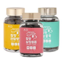 강아지 영양제 강아지 눈영양제 강아지 관절영양제 댕이수랏간 침향 관절쌩쌩 1개 심장튼튼 1개 눈물뚝 1개