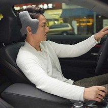 남성 옆머리 누르기 구렛나루 고정소품 뜬머리 고정, 회색
