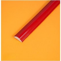 ㄱ몰딩 자체 접착 PVC 벽 장식 스트립 배경 몰딩 라인 프레임 거울 베이스보드 천장 트림 홈 데코, 05 빨간_01 1.5CMX0.6CMX1M