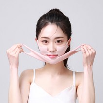 디얼 하이드로겔 더블업 브이라인 리프팅 마스크팩 세트 5매 영양 주름관리, L, 1개, 5개입