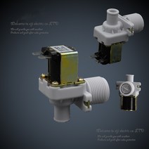 배관 3/4 인치-15mm 90 도 앵글 솔레노이드 워터 밸브 DC12 24V 세탁기 입구 제빙기 에어컨, [01] Inlet Water  Valve, [03] 24V, [02] Normally Open