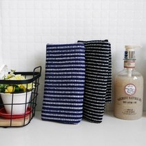 츠바메 직수입 샤워타올 2타입, 1개, 블랙-스트롱[strong]