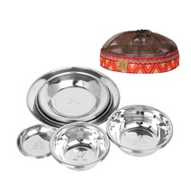 카즈미 캠핑 식기세트 22p, 혼합 색상, 1세트