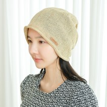 핸드린넨 여성 여름 비니 두건