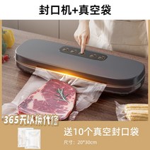 진공포장기계 업소용진공포장기 실링기 생선 자동 복식 영업용 공업용 탁상형 자동 고기 음식 정육 대형 업소용 흡입기 진공기 압축기 가정용 진공 포장기 포장기계, 업그레이드버전[필터내장형초흡인]+진공백10개