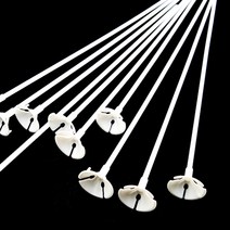 약40CM 풍선 컵스틱 세트 100개 풍선캡 꽂이 막대기