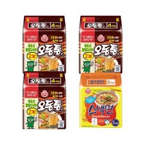오뚜기 오동통면 120g 4입 3봉+스낵면 105g 5입 1봉