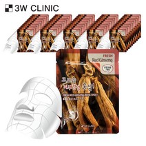 3W CLINIC 후레쉬 홍삼 마스크 시트 50매