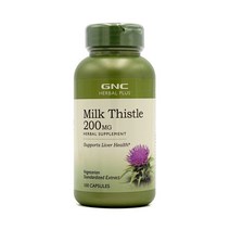 GNC 밀크씨슬 200mg 100캡슐 지앤씨 밀크시슬 실리마린 지엔씨