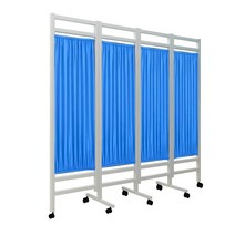 침대 칸막이 의료용 가림막 병원 보건소 양호실, 흰색 3 폭 1.5m 높이 1.8