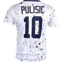 미국 축구 유니폼 23/24 월드컵 홈 저지 Fury Mens New Pulisic 화이트