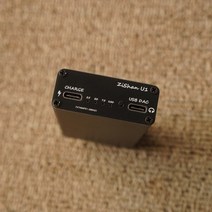 캠핑용 인산철 파워 뱅크 대용량 배터리 zishan u1 hifi dsd128 휴대용 usb dac 4200mah 고속 충전 전원 은행 cs43198 es903 칩 디코더 지원, 검은 색