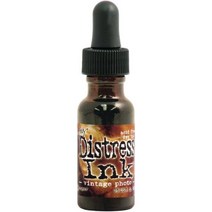 Ranger Tim Holtz 디스트레스 잉크 Re잉크er 14.2g(1/2온스) 빈티지 사진