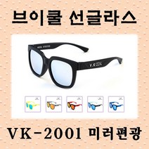 VKOOL 편광렌즈 선글라스 VK-2001 + 도수클립, 블루 + 민트
