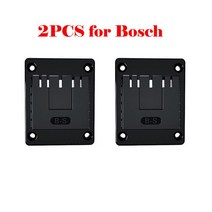 전자제품부품Makita/Bosch 18V 배터리 보관 홀더 전동 공구 벽 장착 브래킷 무선 드릴, 05 2pcs For Bosch