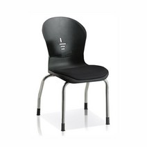 심플 통풍방석 강의실 급식실 사무 의자 (4색) 회사 고급 집기 가구 회의용, 블랙