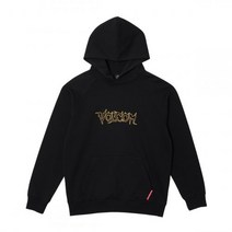 볼컴 썬더 컴포트핏 기모 라글란 후드 티셔츠블랙