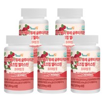 네추럴핏 링곤베리 퓨레 글루타치온 로즈힙 엘라스틴 프리미엄 정, 60정, 5개