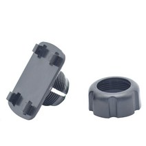 자동차 핸드폰 홀더 태블릿 스탠드 크래들의 경우 17mm round ~ 4 버클 어댑터, 검은색