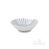 유포코리아 일제 도자기 빗살 덴다시 (일제-545) 손공기 도자기식기 도자기그릇 업소용그릇 업소용식기, 1개