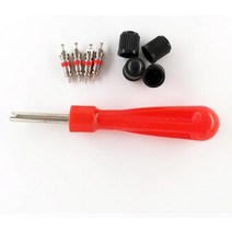 타이어 밸브 코어 렌치 세트 제거기 리무버 자동차 수리 도구 용품 스크류 드라이버, 타이어수리세트 G00148