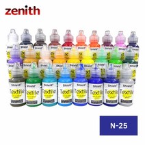 [제니스]_텍스타일_섬유전용물감_일반_N-25_ULTRAMARINE_BLUE_/_37ml 8D25, 상세페이지 참조