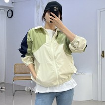 코디제이 여자 아노락 W빈지노배색아노락 트레이닝복 데일리룩 여자집업 남녀공용