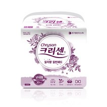 크리센 남녀공용 일자형 교환패드 일반형, 30매입, 2팩