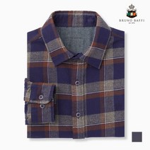 [BRUNO BAFFI] 멀티 빅체크 긴팔셔츠_MKONLTW9406