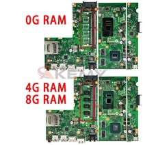 입문용 마더 보드 노트북 마더 보드 ASUS X541U 4GB 8G I3-6TH I5 I7 GT920M 100% 작동, 02 i5-6200U 6198DU 4G