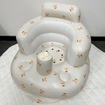 소파 다기능 귀여운 인쇄 아기 학습 의자 휴대용 풍선 식당 목욕 유아 액세서리, [07] G