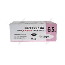 유니더스 뉴스킨엔젤 HAG 사이즈 6.5 50조 의료용수술장갑 라텍스글러브, 단품