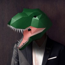 페이퍼 크래프트 초록, 공룡 가면