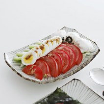 오반자이 쿠라시 팔각 생선접시, 단품