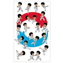 세모네모 스포츠태권도 4매X20개입 SS-120 스티커, 없음