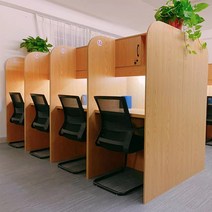 1인 개인용 독서실 책상 스터디 카페 학원 자습실, H형-0.8Lx0.6Wx1.6H