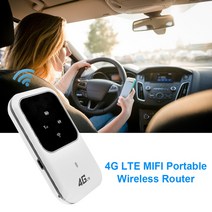 와이파이 증폭기 공유기 인터넷 4G LTE 휴대용 자동차 모바일 광대역 포켓 2.4G 무선 라우터 100Mbps 핫스팟 SIM 잠금 해제 모뎀