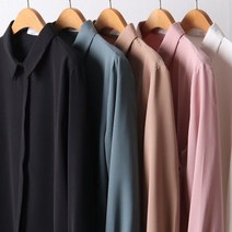[시드마켓] 퍼프 카라 쉬폰 블라우스 210I170S 빅사이즈 여성