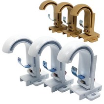 커튼브라켓35mm (길이조절) K-350 커텐봉걸이 커튼링 길이조절브라켓 브라켓2단 브라켓3P 커튼봉걸이 커튼브라켓 ★jun☆a, ※­선택:화이트 K350▣