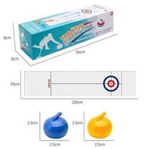 플로어컬링 컬링 스톤 연습용 게임 실내 스포츠, 단일사이즈, 탁상 볼링공