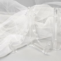 우드 패턴 투명 이젤 거치대 석고방향제 데코