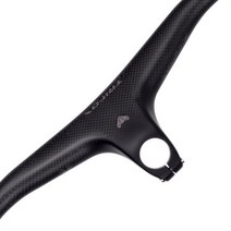빠른 해외직구 TRIFOX 풀 카본 MTB 핸들바 일체형 산악 자전거 RHB200 3K 매트 블랙 -17 도 탄소 핸들바 스템, Titana Stem-90mm_Length 620mm