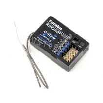 Futaba S-FHSS 고전압 수신기 R2104GF 후타바 3PRKA 2PL 라디오 원격 제어 RC 모델용 4 채널 2.4Ghz, 한개옵션0