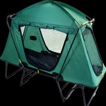 야전 침대 모기장 1인용 코트 텐트 솔캠 초경량 비박, 1.2m 이중두께 조절형 - 그린