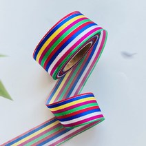 초이스앤코 색동리본 한복리본 9m 1롤, 3cm(폭)x9m(길이)