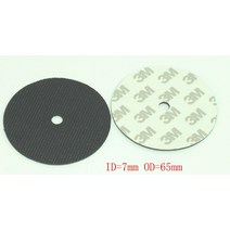 고무패킹 가스켓65mm 고무 와셔 2 개 14 인치 구멍 3M 접착제 삼각대브래킷5D 용 (2 팩), 한개옵션0