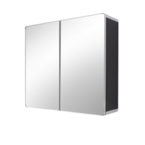 A6마트 욕실 알루미늄 칼라장, 블랙, 1개