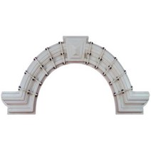 아치 거푸집 유럽식 창 금형 현장 시멘트 건축 공사